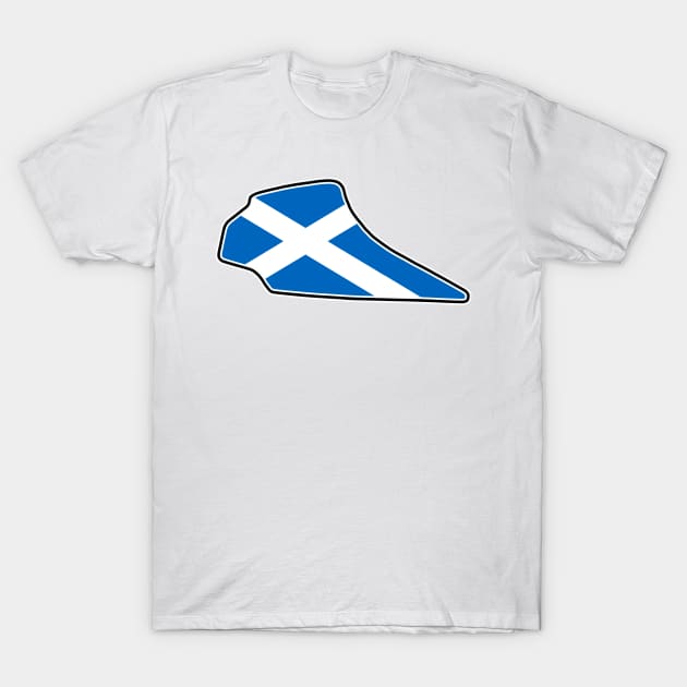 Knockhill Racing Circuit [flag] T-Shirt by sednoid